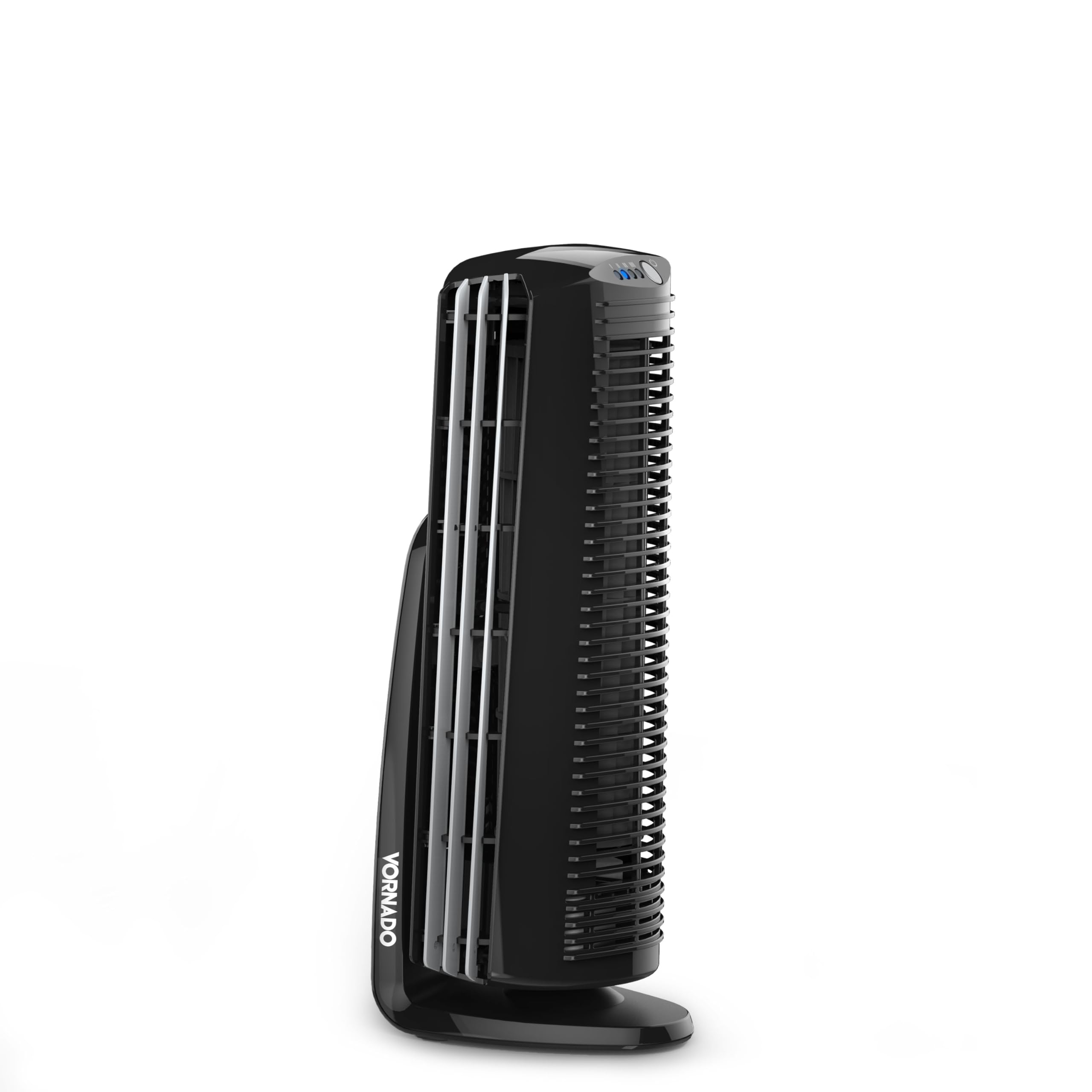 Vornado Duo Small Room Tower Air Circulator Fan, Black, 14 In.