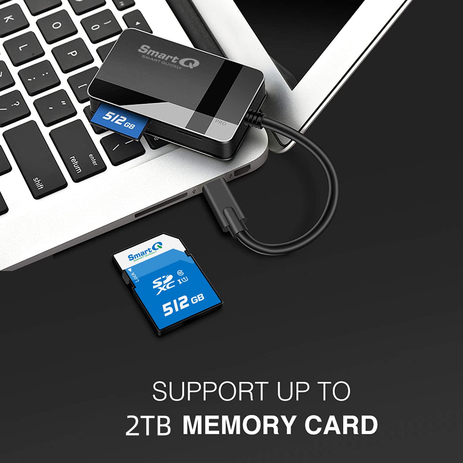 C368 Usb 3.0 Sd Card Reader, Plug N Play, Apple And Windows Compatible, Powered By Usb, Supports Cf/Sd/Sdhc/Scxc/Mmc/Mmc Micro/R