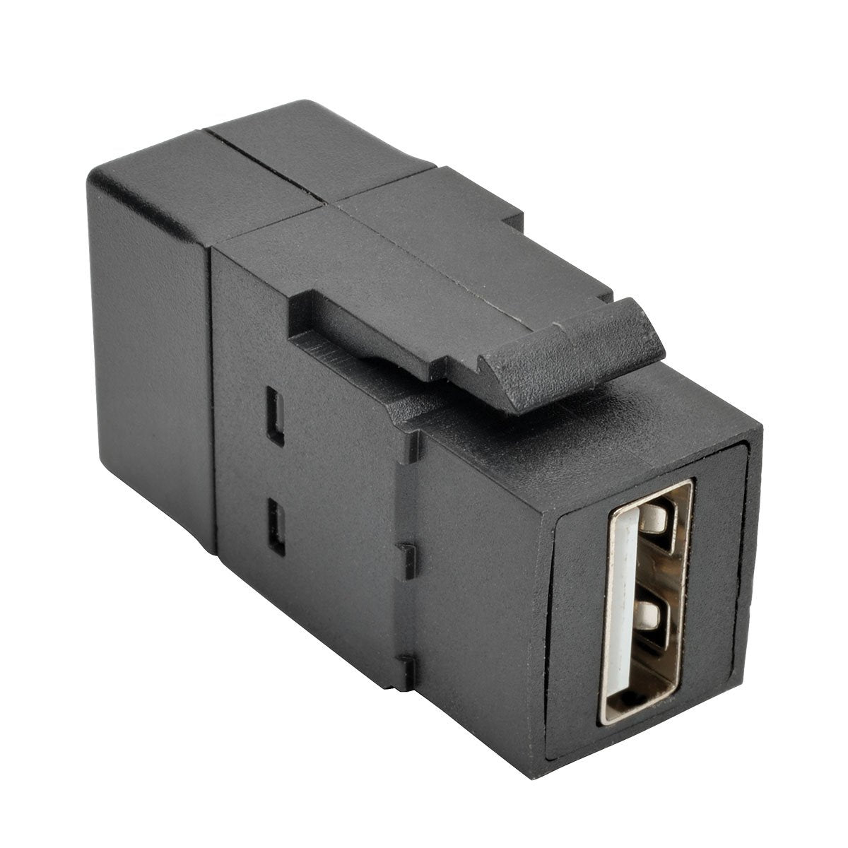 Tripp Lite Usb 2.0 Keystone/Panel Mount Coupler (F/F), All In One, Black (U060 000 Kp Bk)