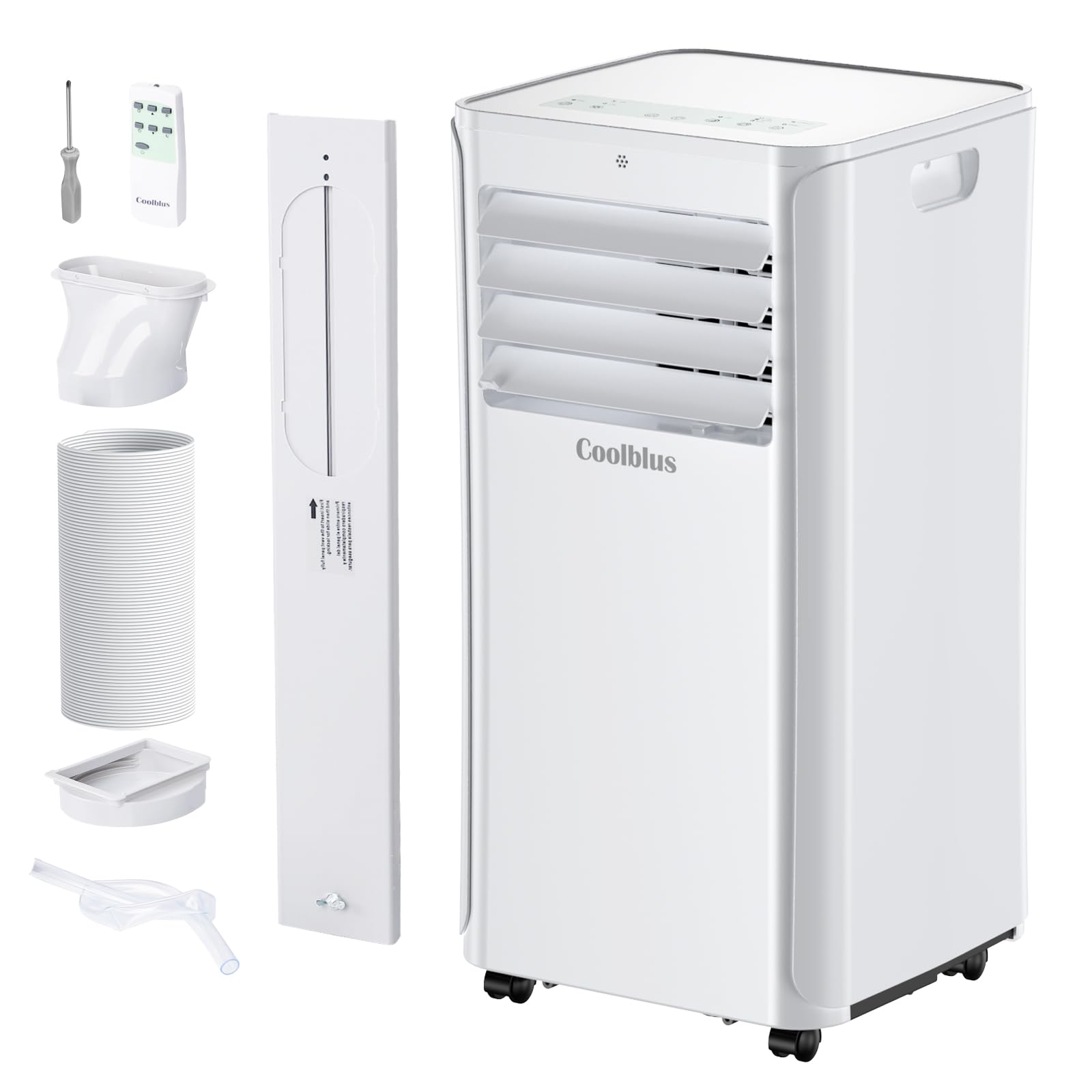 12000 Btu Portable Air Conditioners Cool Up To 550 Sq.Ft,3 In 1 Ac Unit With Remote Control/Led Display/Installation Kits & Scre