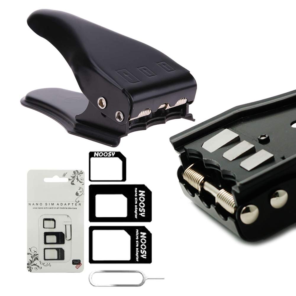 Mmobiel Universal 3 In 1 / Standard/Micro/Nano Sim Card Cutter Incl. 3 Sim Adapters And 1 Sim Card Eject Pin