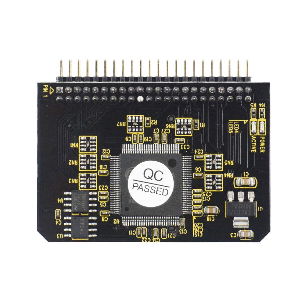 Godshark Sd Card To 2.5 Inch Ide Adapter, Sdhc Sdxc Mmc Memory Card Converter To Laptop Hdd 44 Pin Male Pata Port