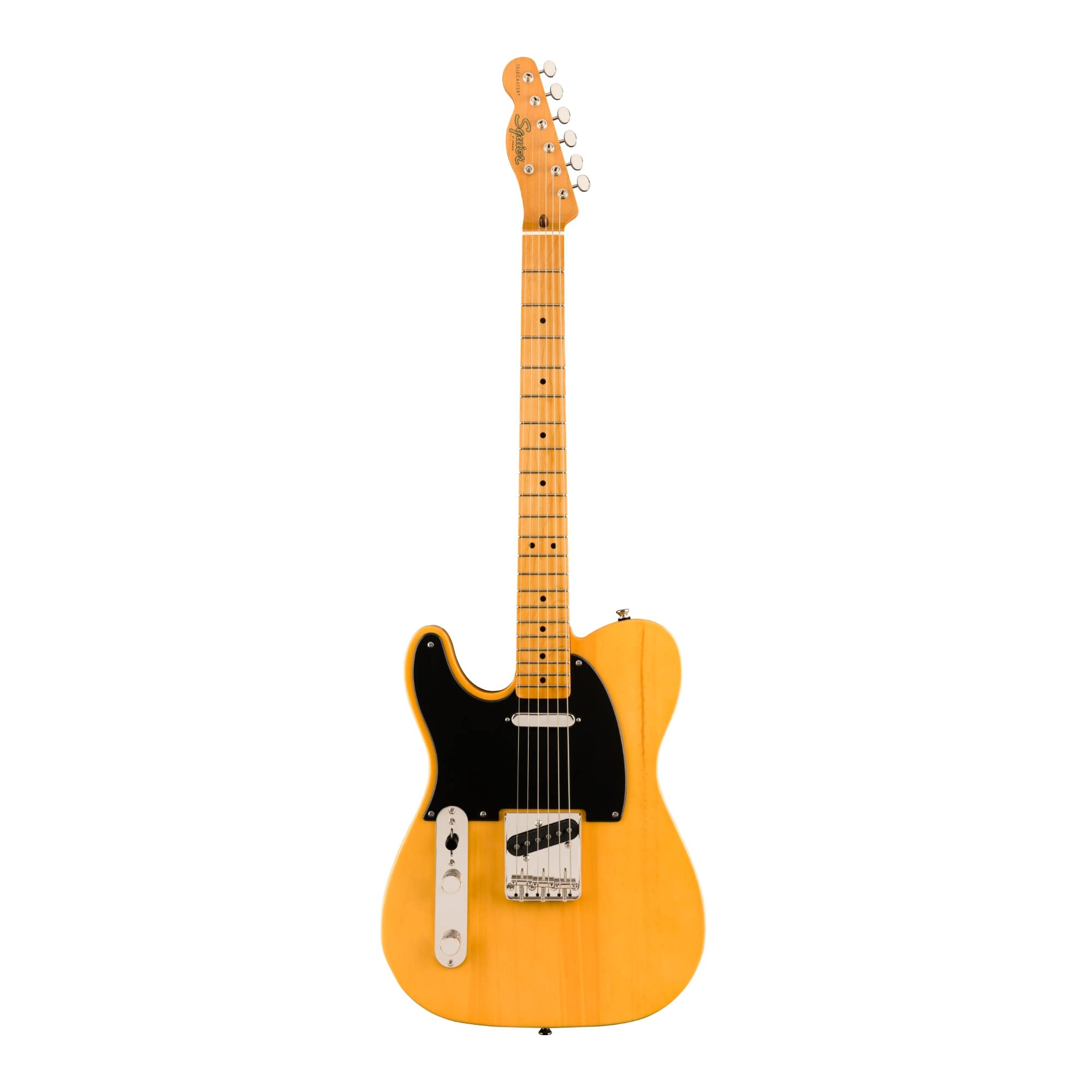 Fender Squier Classic Vibe 50s Telecaster Electric Guitar, Butterscotch Blonde, Maple Fingerboard, Left-Handed