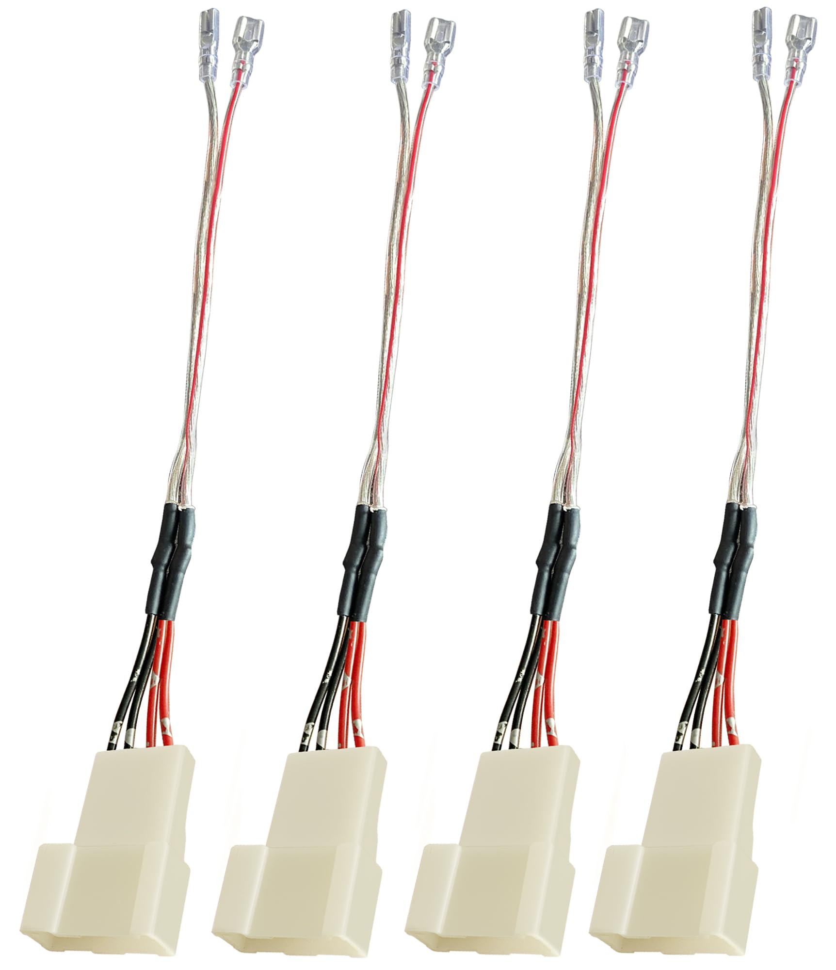 Car Front Door Tweeter Speaker Wiring Harness Replacement For Toyota Rav4/Camry/Highlander 2008 2022, Subaru Forester/Impreza/Crosstrek 2012 2020 Dash Tweeter Speaker Wire Adapter Connector Plug,4Pcs