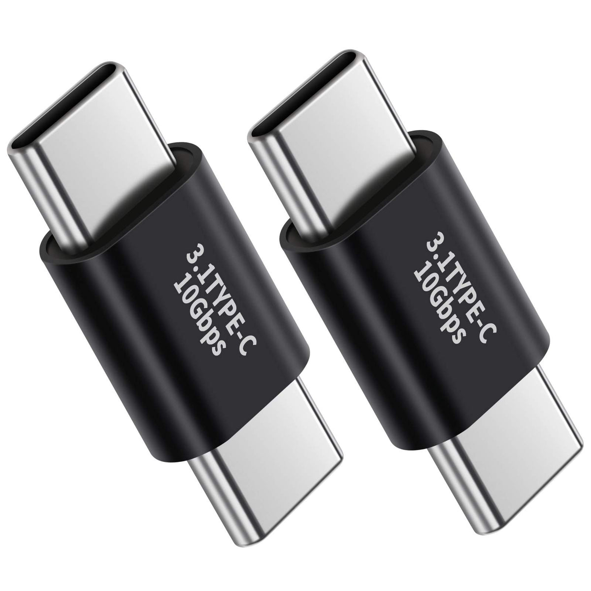 Bols Usb C Male To Male Adapter(2 Pcs),Usb C Full Featured, Support 10Gbbps Rate, Audio And Video, Fast Charging Adapter