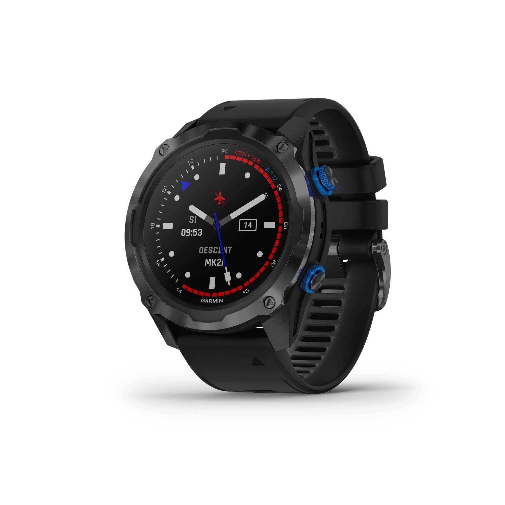 Garmin Descent Mk2I, Watch-Style Dive Computer With Air Integration, Multisport Training/Smart Features, Titanium With Black Ban