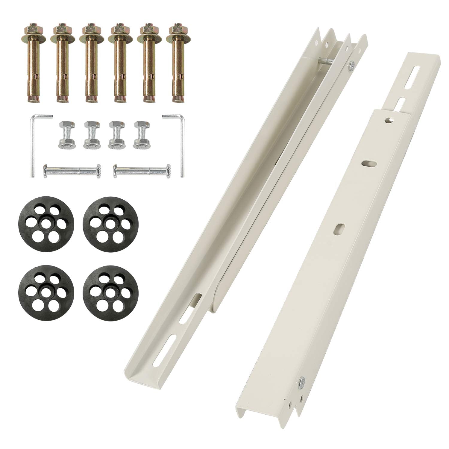 Taktopeak Mini Split Mounting Brackets, Folded Wall Mount For Mini Split From 7000 Btu To 24000 Btu