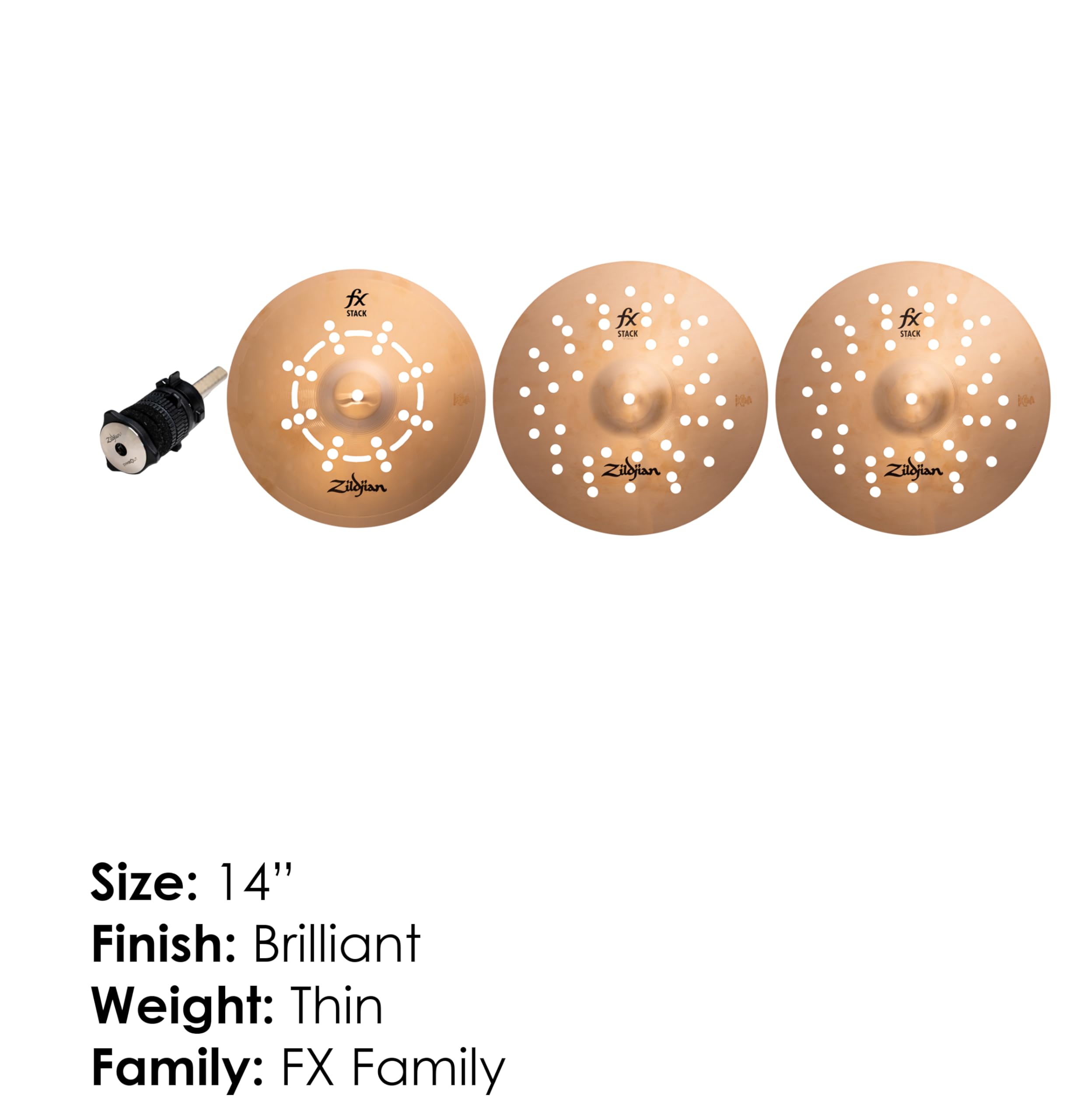 Zildjian Fx Stack, 14 Inch