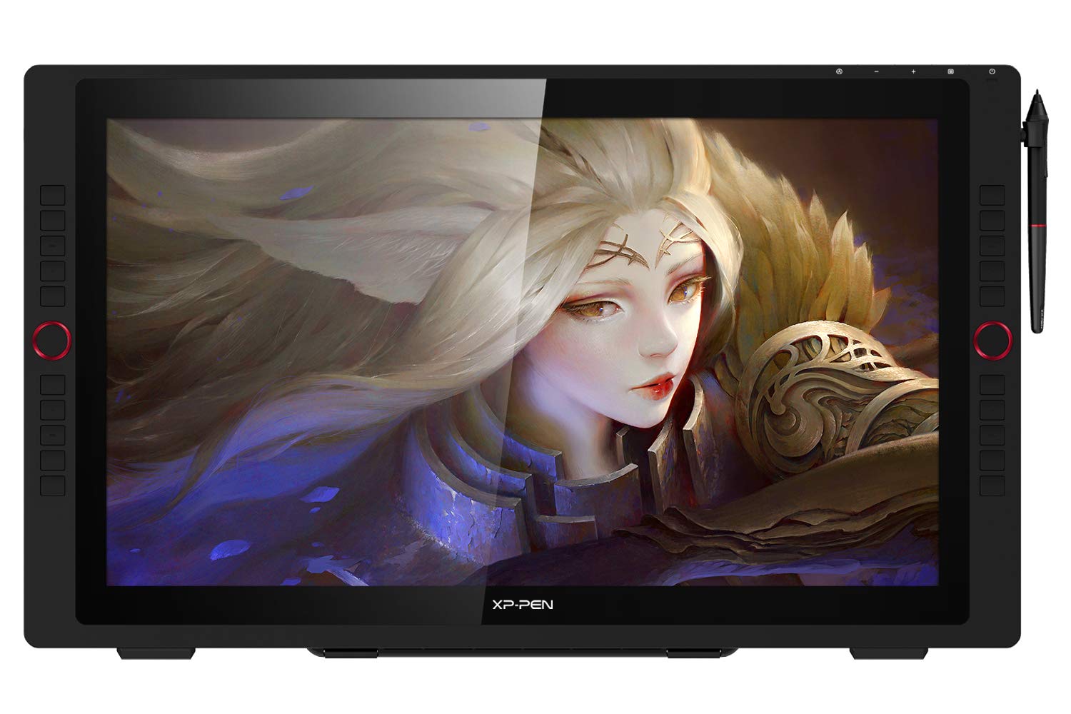 XPPen Artist24 Pro 23.8 Inch Drawing Monitor 2K QHD Drawing Pen Display with 20 Customizable Shortcut Keys and Tilt Suppported P