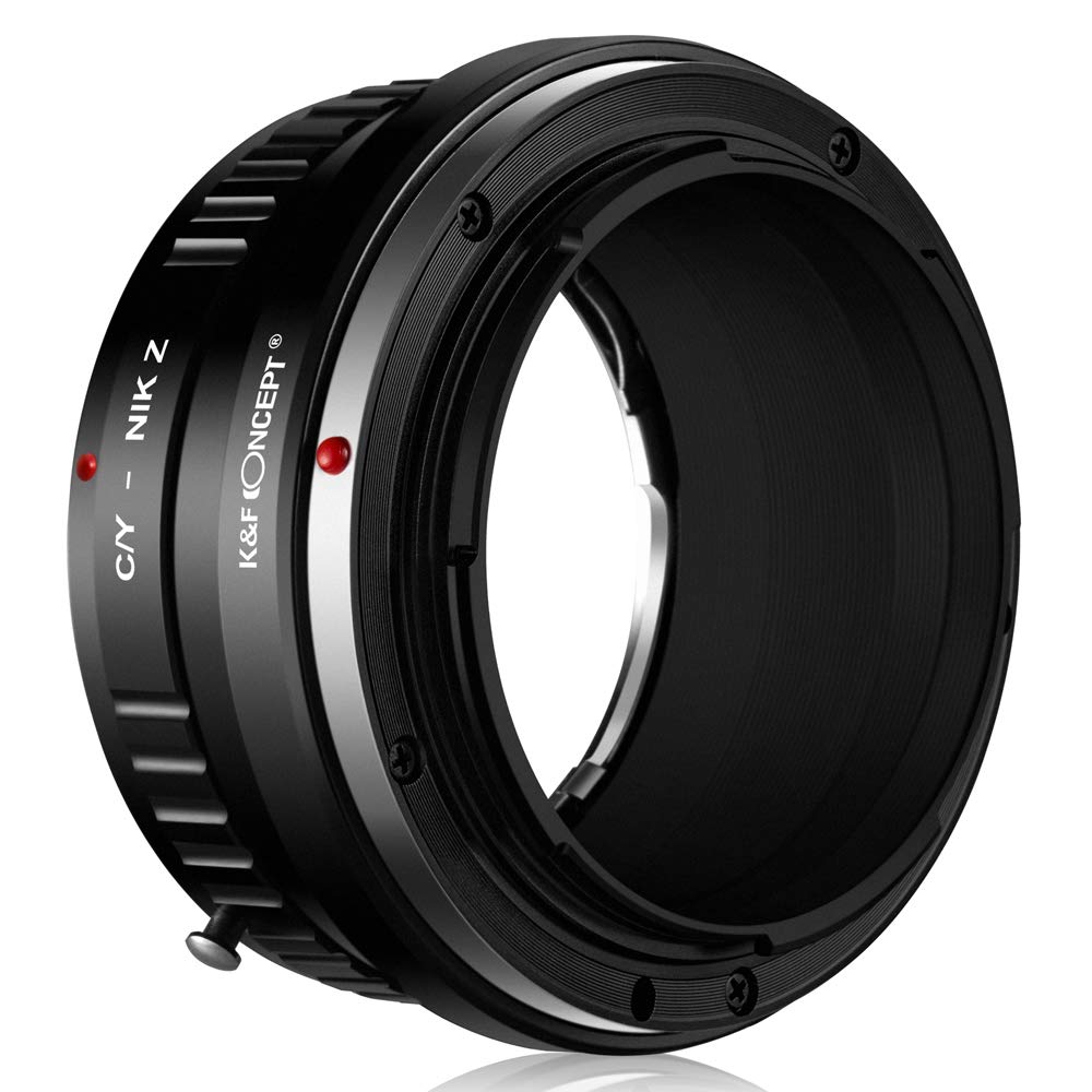 K&F Concept Lens Mount Adapter For Contax Yashica Cy Mount Lens To Nikon Z6 Z7 Camera