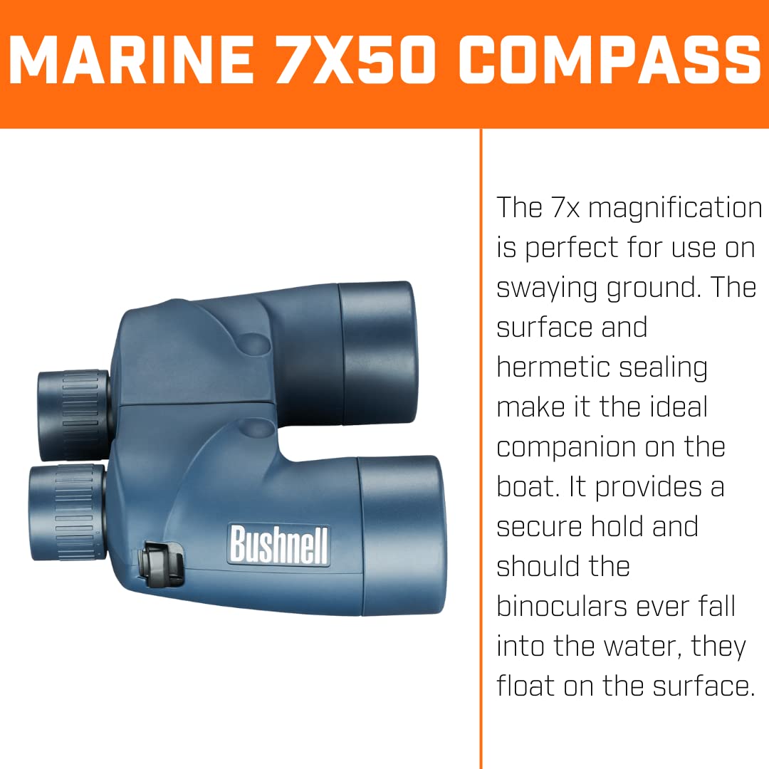 Binocular W/Compass, 7X50