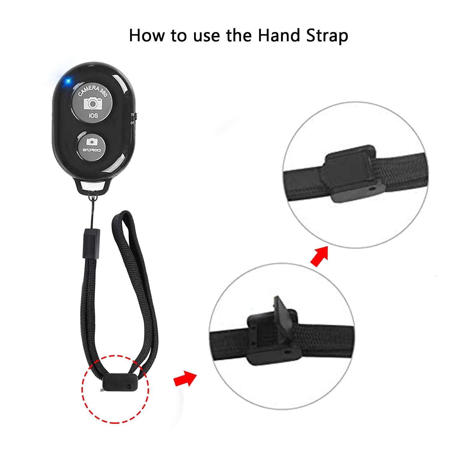 Wireless Remote Shutter For Cellphones And Tablets (3 Pack), Aoqiyue Bluetooth Remote For Iphone/Android Camera Control, Selfie