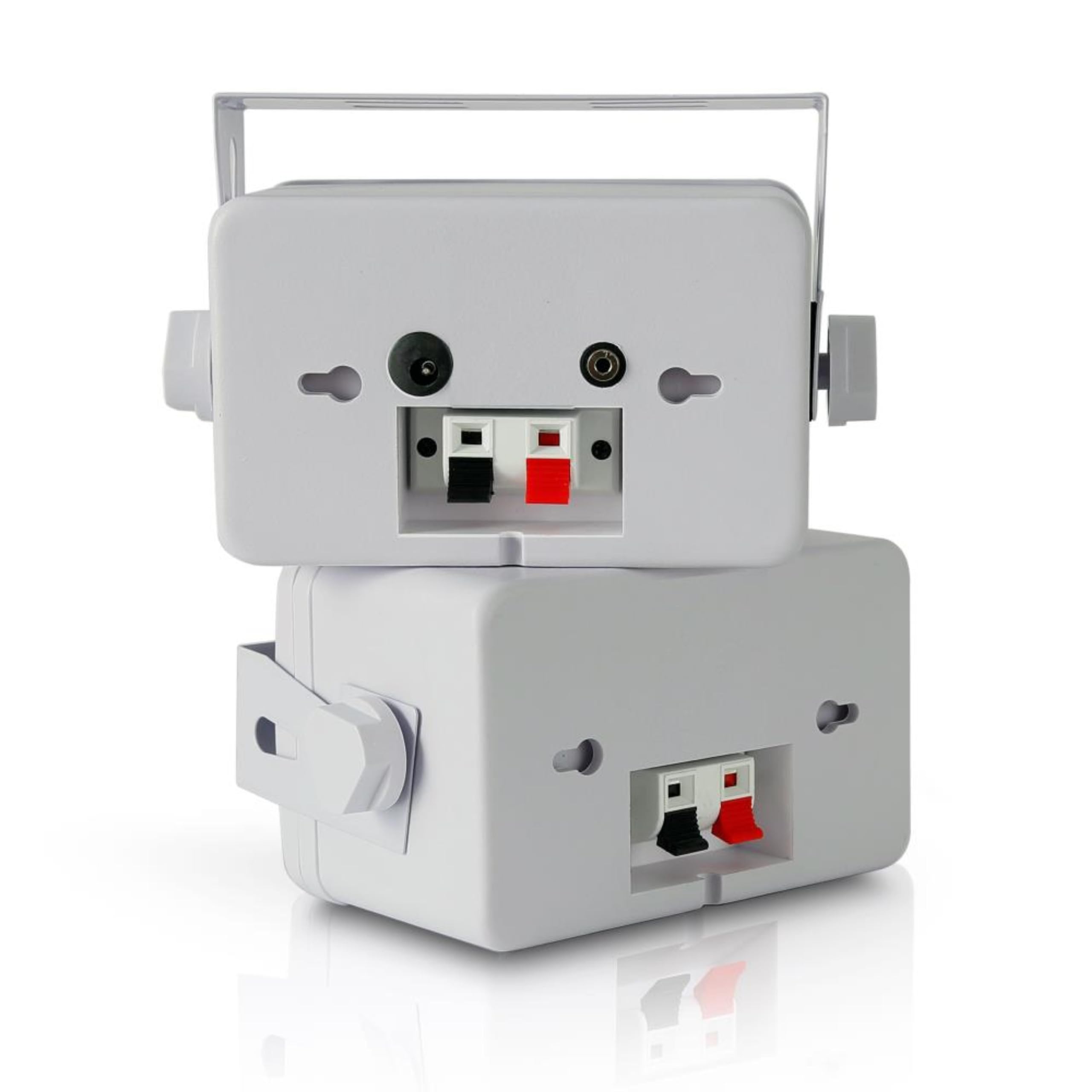 Pyle Outdoor Waterproof Wireless Bluetooth Speaker   3.5 Inch Pair 3 Way Active Passive Weatherproof Wall, Ceiling Mount Dual Sp