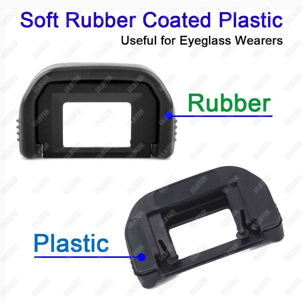 T3I T2I Eyepiece Eyecup Viewfinder Eye Cup For Canon Eos Rebel T7 T7I T6I T6S T6 T5I T5 T4I T3I T3 T2I T1I T100 Xsi Xti Xt Sl3 Sl2 Sl1 Camera (2 Pack), Ulbter Ef Eyecup With Hot Shoe Cover (Ef)