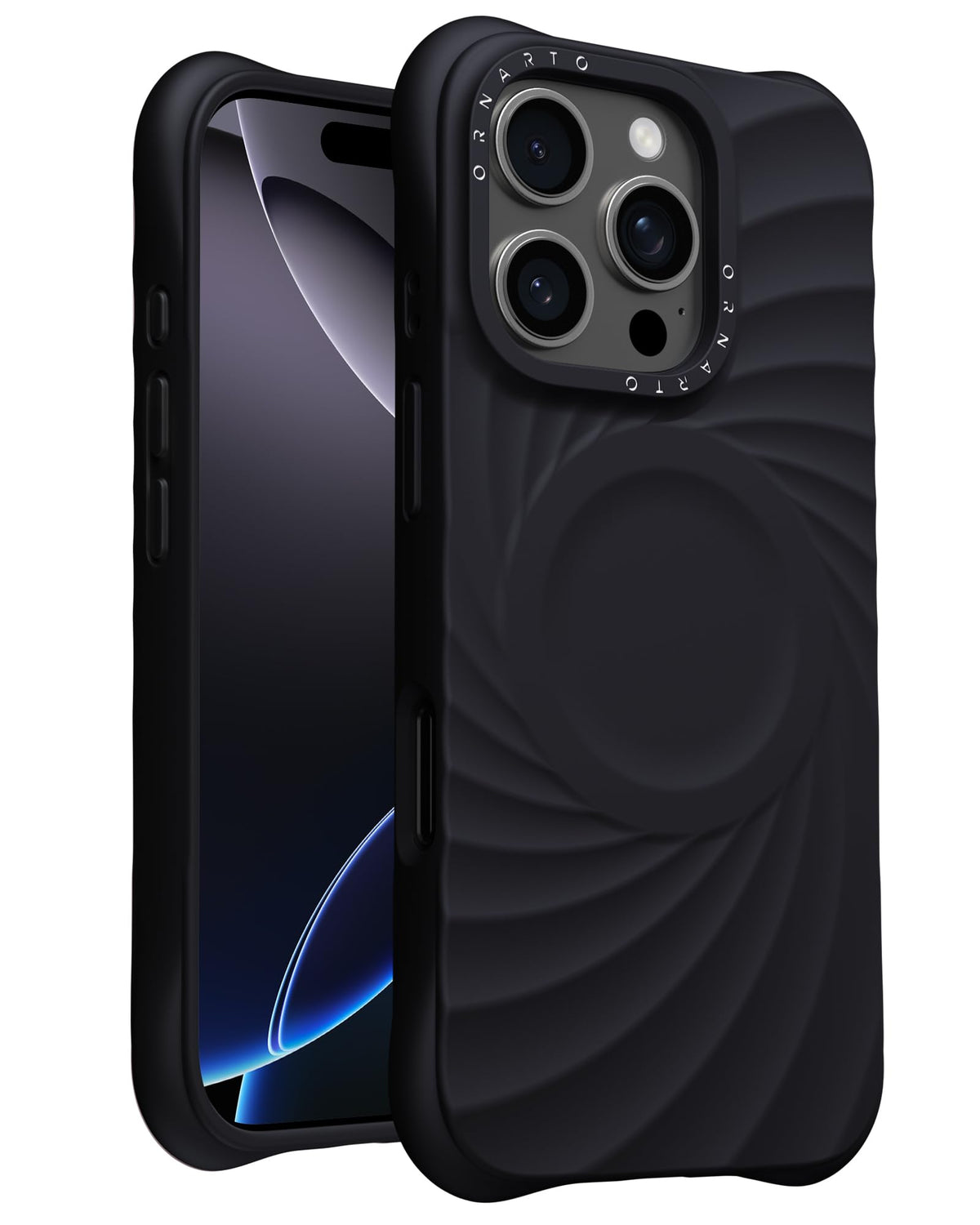 Ornarto Vortuxe For Iphone 16 Pro Case 6.3'' | 2X Mil-Std Drop Protection | Compatible With Magsafe | Sleek Aesthetic Liquid Sil