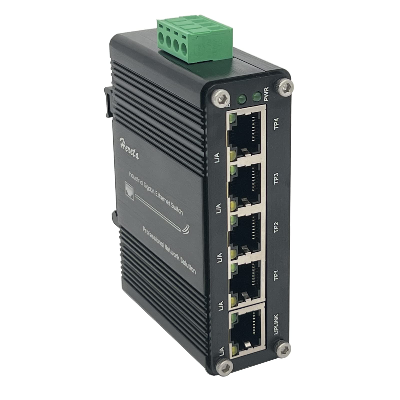Hardened Industrial Gigabit Ethernet Switch 5 Port Mini Industrial Switch 10/100Mbps Half/Full Duplex And 1000Mbps Full Duplex