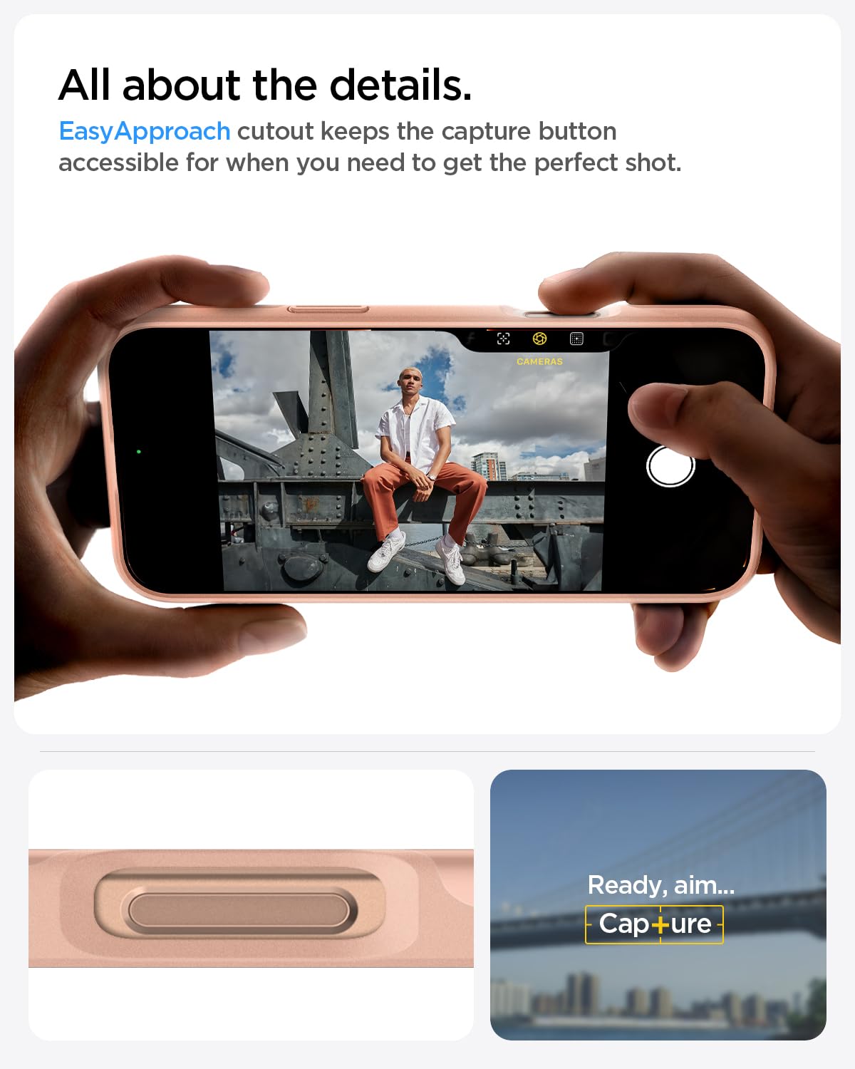 Spigen Thin Fit Magfit Designed For Iphone 16 Pro Max Case [Hard Shell] [Military Grade Protection] Compatible With Magsafe   Ro