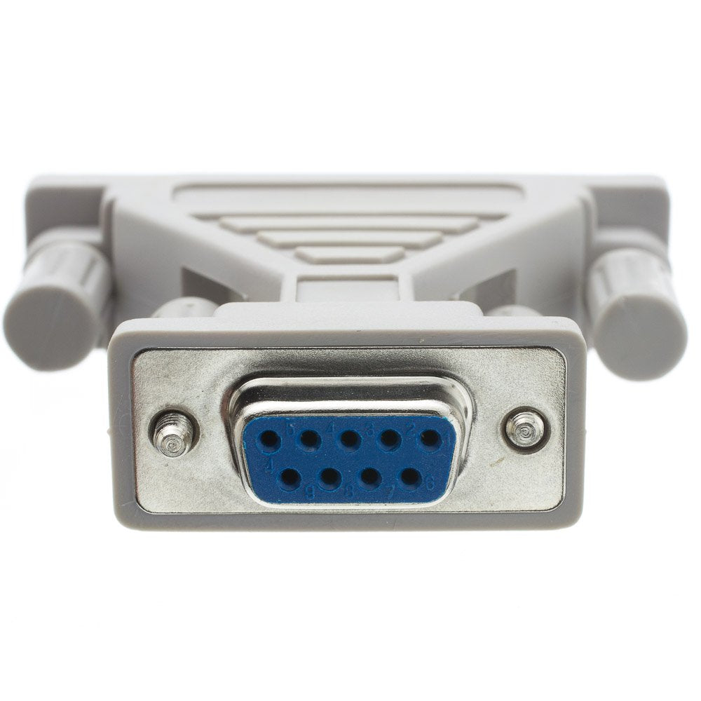 Serial/At Modem Adapter, Db9 Female To Db25 Male