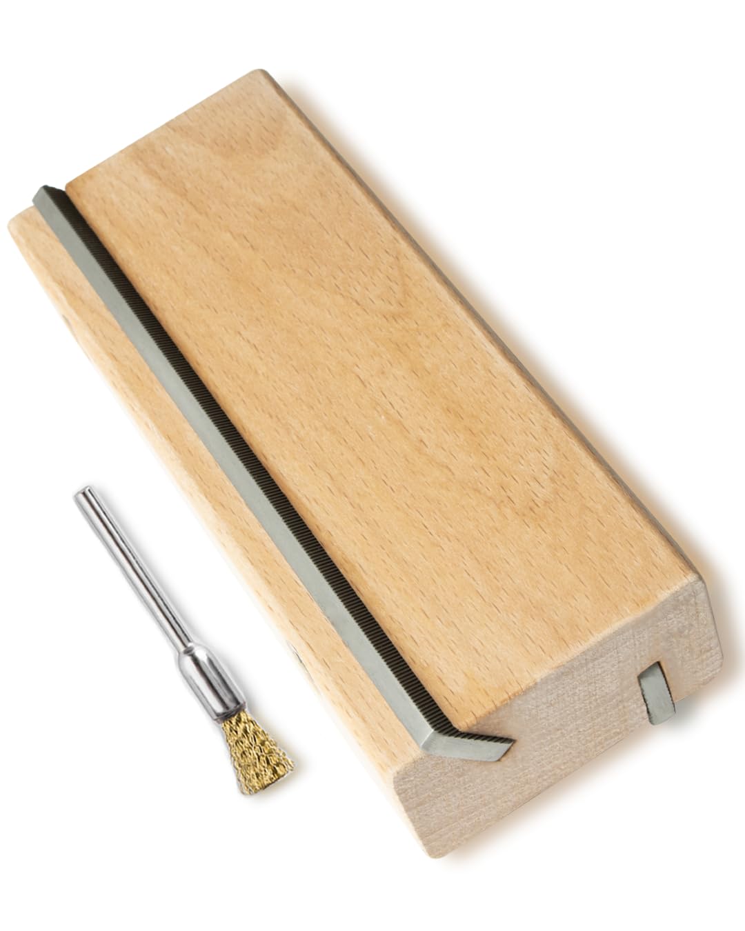 LAMSAM 2-in-1 Guitar Fret Beveling Tools, Long-lasting 35/90 Degree Fret End Beveler, Sharp Fine Coarse Filing Grits Fret Dressi