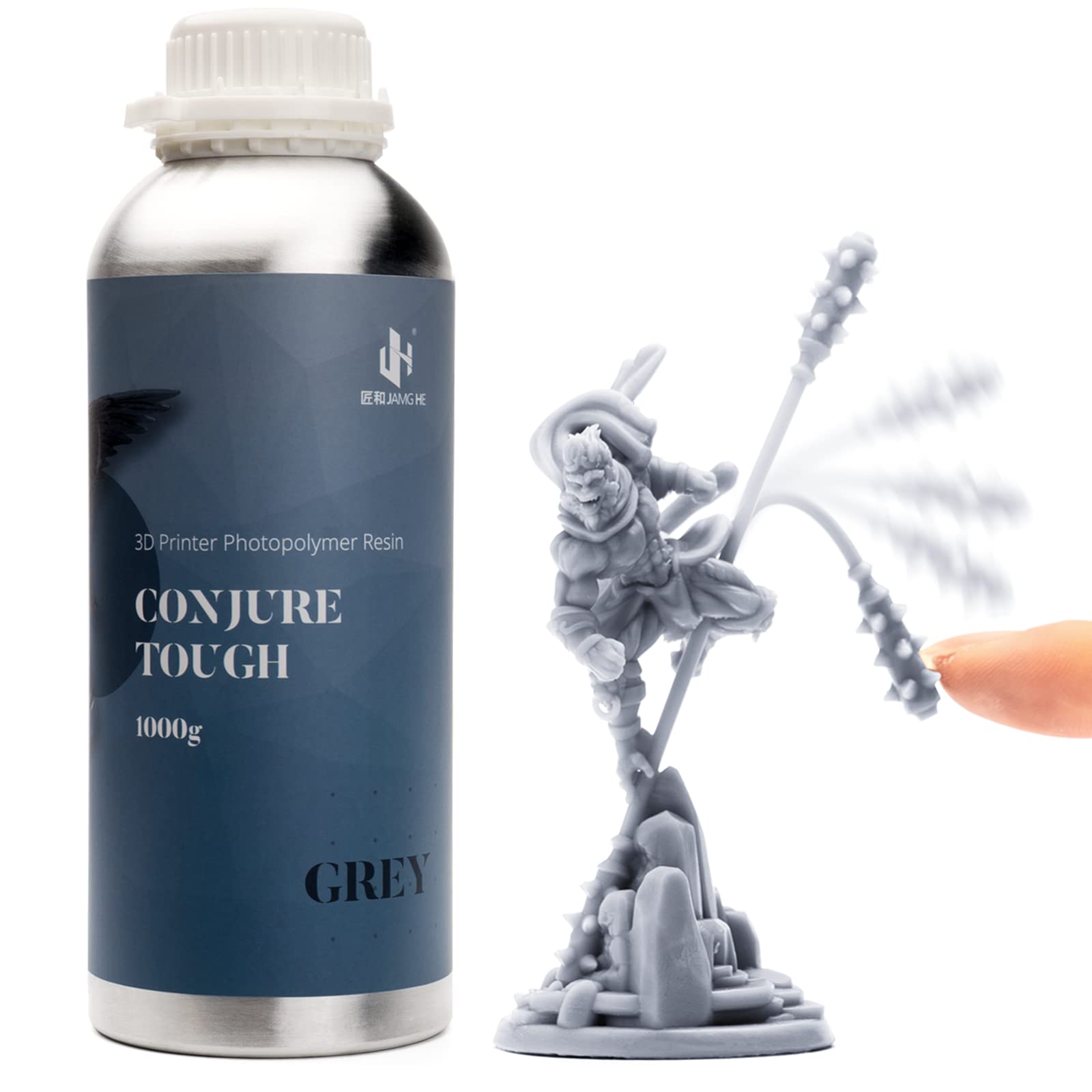 Chitu Systems Conjure Tough Resin 3D Printer Resin Non-Brittle and Durable,Highly Toughness Low Shrinkage 405nm UV-Curing Standa