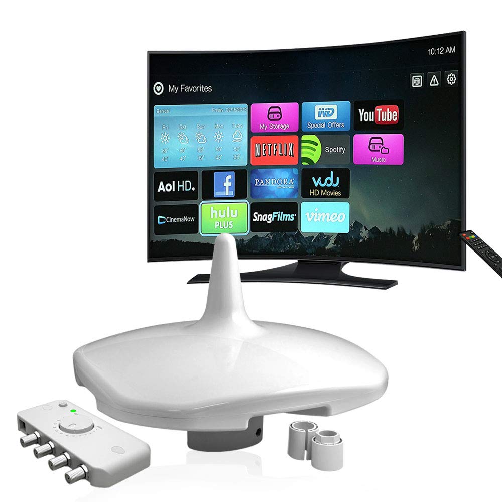 DIGITAL YACHT ZDIGDTV100 Marine HDTV & FM Amplified TV Antenna