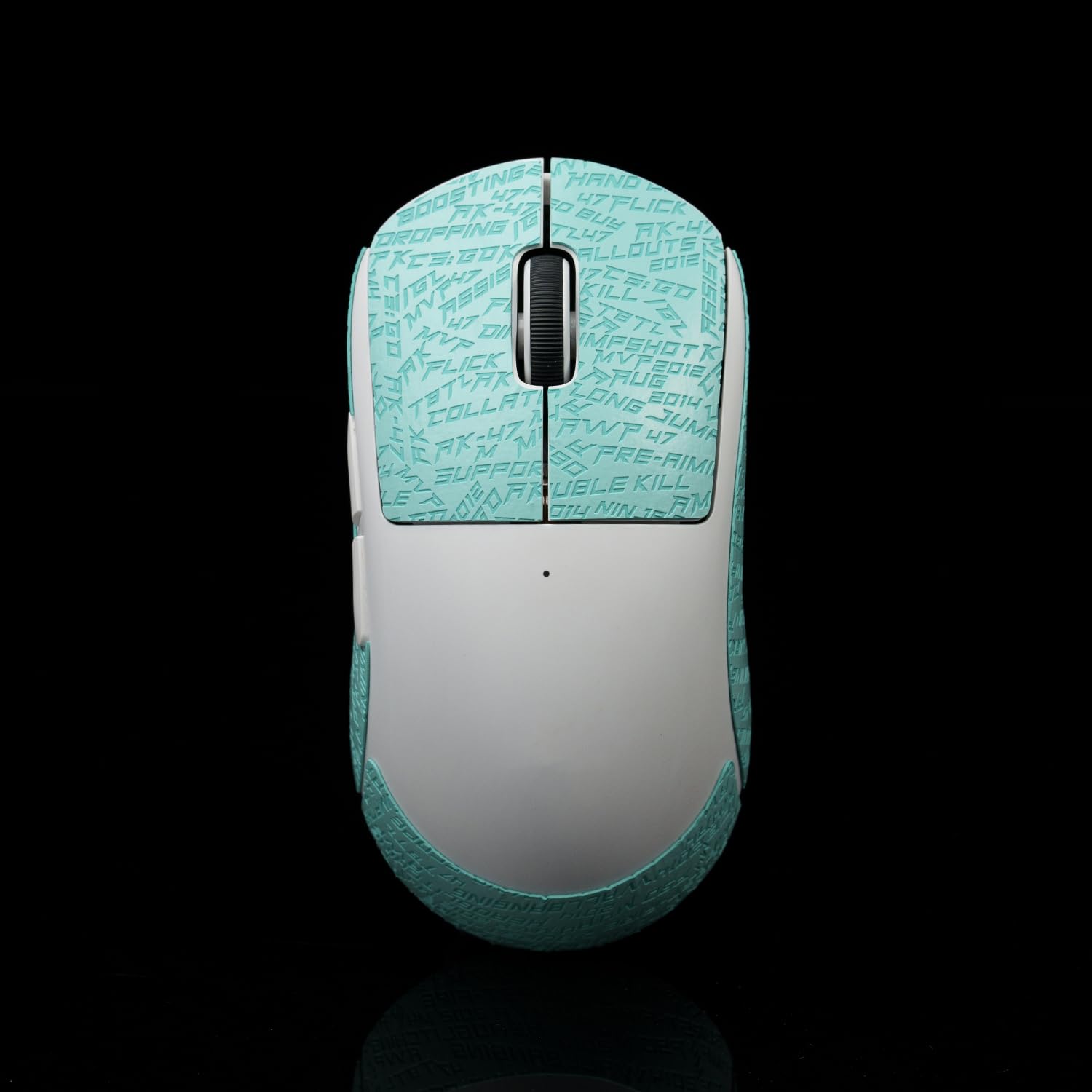 Hokeyio Mouse Grip Tape For Logitech G Pro X Superlight 2 Non Slip Suck Sweat Cs Letter Cyan