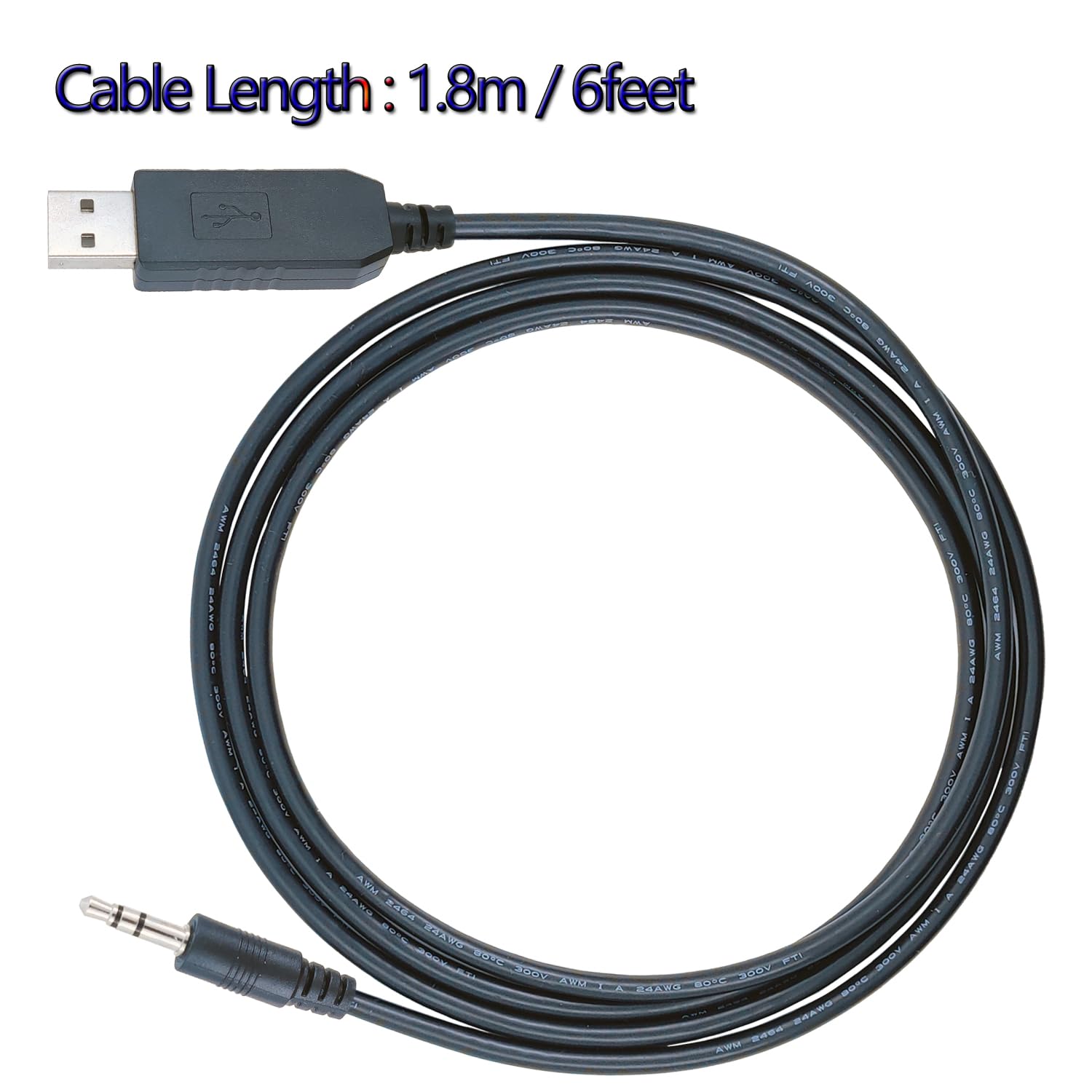 Usb 940 0299A Console Cable With Ft232 Chip | Usb To Aj 2.5Mm 940 0299 Serial Adapter Cables For Apc Ups Ap9630 Ap9631 Ap9635 |