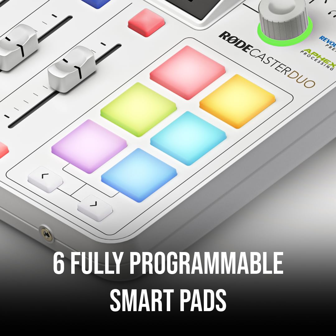 Rde Rdecaster Duo Compact All In One Audio Production Solution For Podcasting, Streaming, Music Production And Content Creation