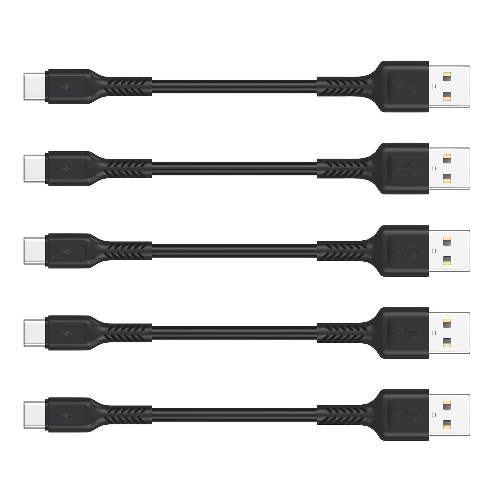 4 Inches Usb C Cord Short, 5 Pack Durable Usb A To Usb Type C Fast Charging Cable For Charging Stations Compatible With Samsung Galaxy Note 10 20 S10 S22 Ultra Lg V30 V40