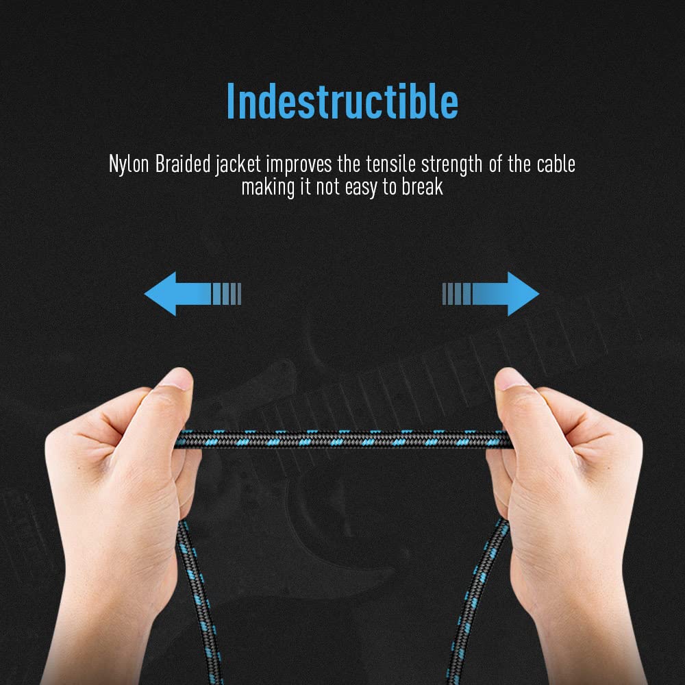 Instrument Cable (20Ft/6M, Straight To Straight)