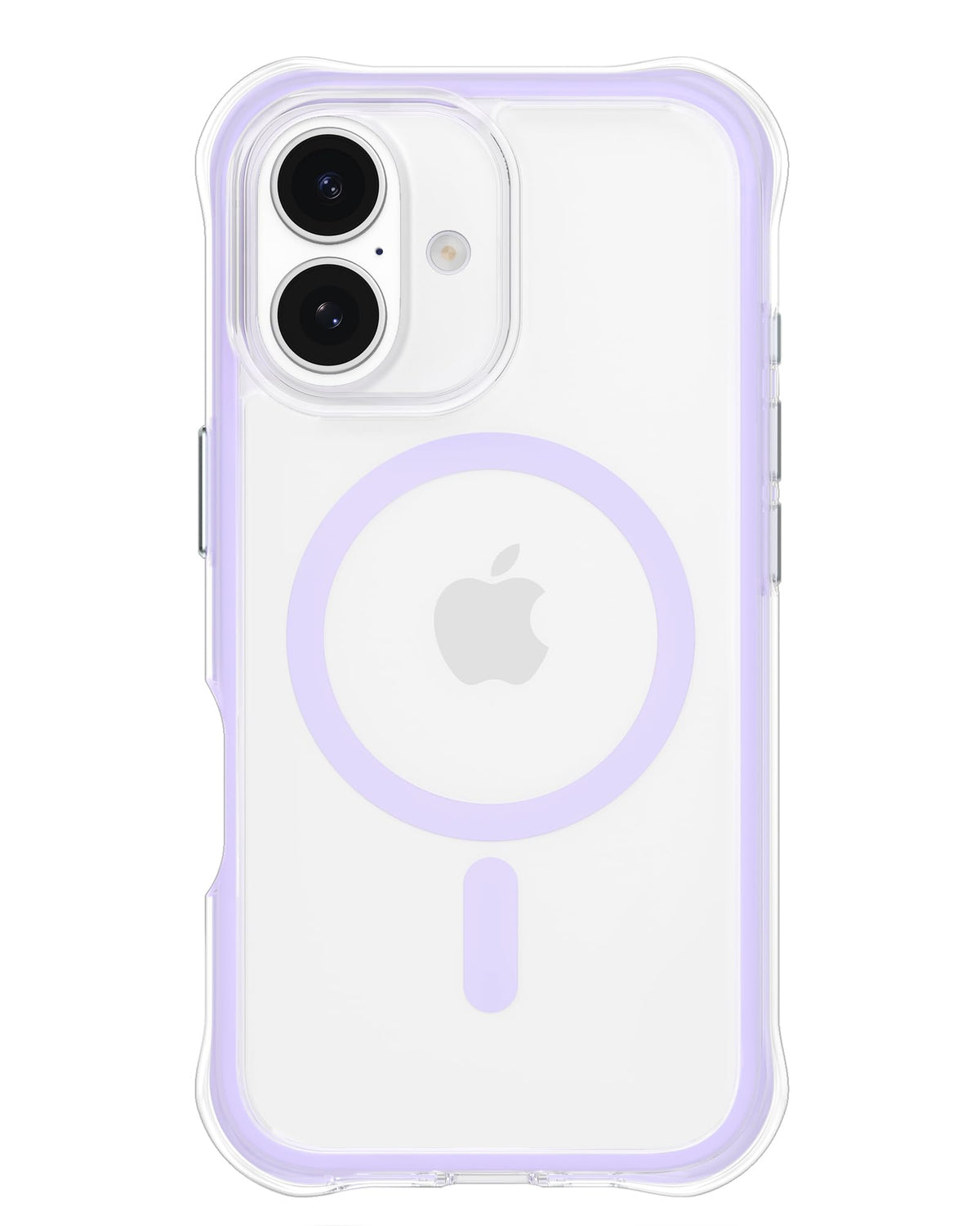 Ornarto Air Case For Iphone 16 Clear, Compatible With Magsafe, Military-Grade Drop Protection Cover With Built-In Air-Purple