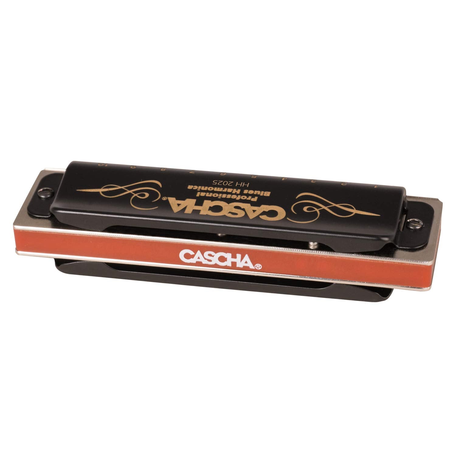 Cascha Professional Blues Harmonica, Key Of C With Case And Cleaning Cloth, Black (Hh 2025)