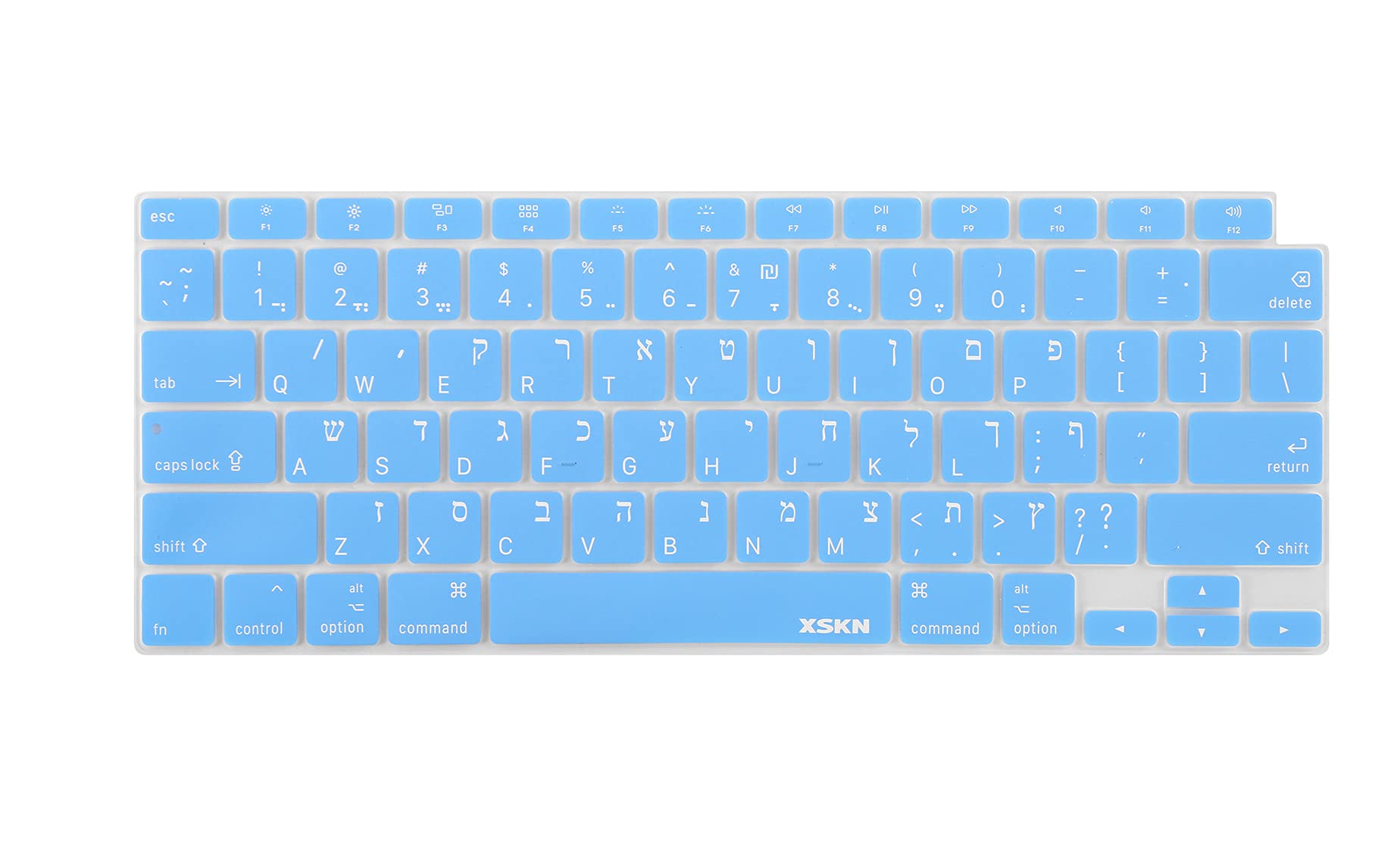 Xskn Shortcuts And Language Series Silicone Keyboard Cover Skin Compatible With 2020 Released New Macbook Air 13.3 Inch A2179 A2