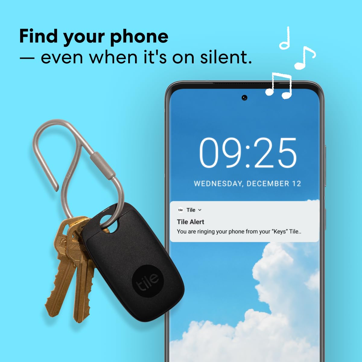 Tile Pro (2022) 1 Pack. Powerful Bluetooth Tracker, Keys Finder And Item Locator For Keys, Bags, And More; Up To 400 Ft Range. W