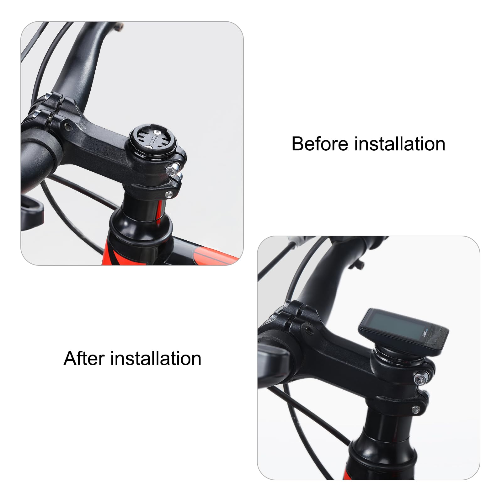 Kremorv Bike Stem Top Cap Mount Holder Bicycle Computer Mount Adapter For Wahoo Elemnt Wahoo Mini Elemnt Bolt