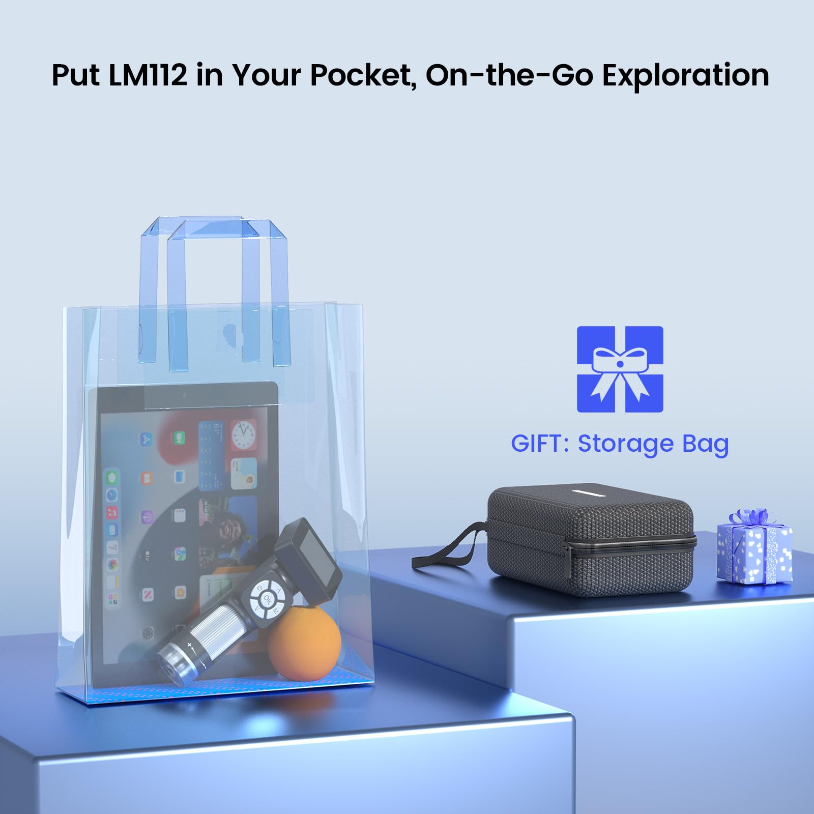 Linkmicro Lm112 Microscope For Kids 8 12, Handheld Microscope With 2'' Screen, 500X Portable Microscope Kit With Case, Usb Magni