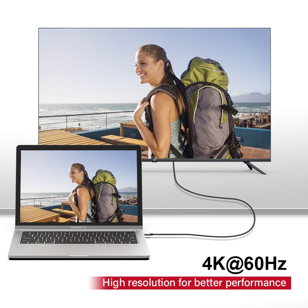 Upgrow Usb C To Displayport Cable 4K@60Hz 4Ft For Home Office Usb C To Dp Cable Compatible With Macbook Pro/Air, Ipad Pro With Usb C Port Laptops/Phones, Model Number: Upgrowcmdpm4