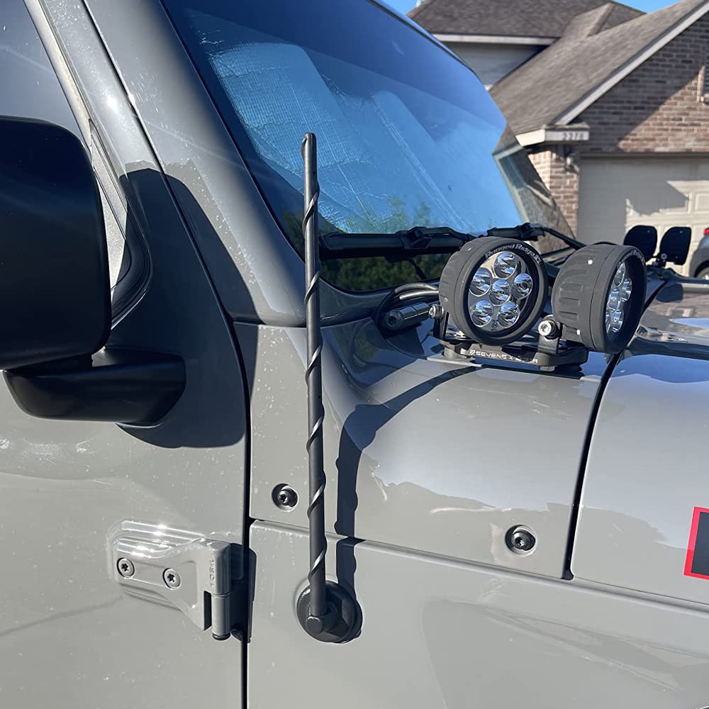 Ksaauto 16 Inch Antenna For 2007 2024 Jeep Wrangler Jk Jl Jku Jlu Gladiator Jt, Jeep Exterior Accessories, Jeep Antenna Replacem