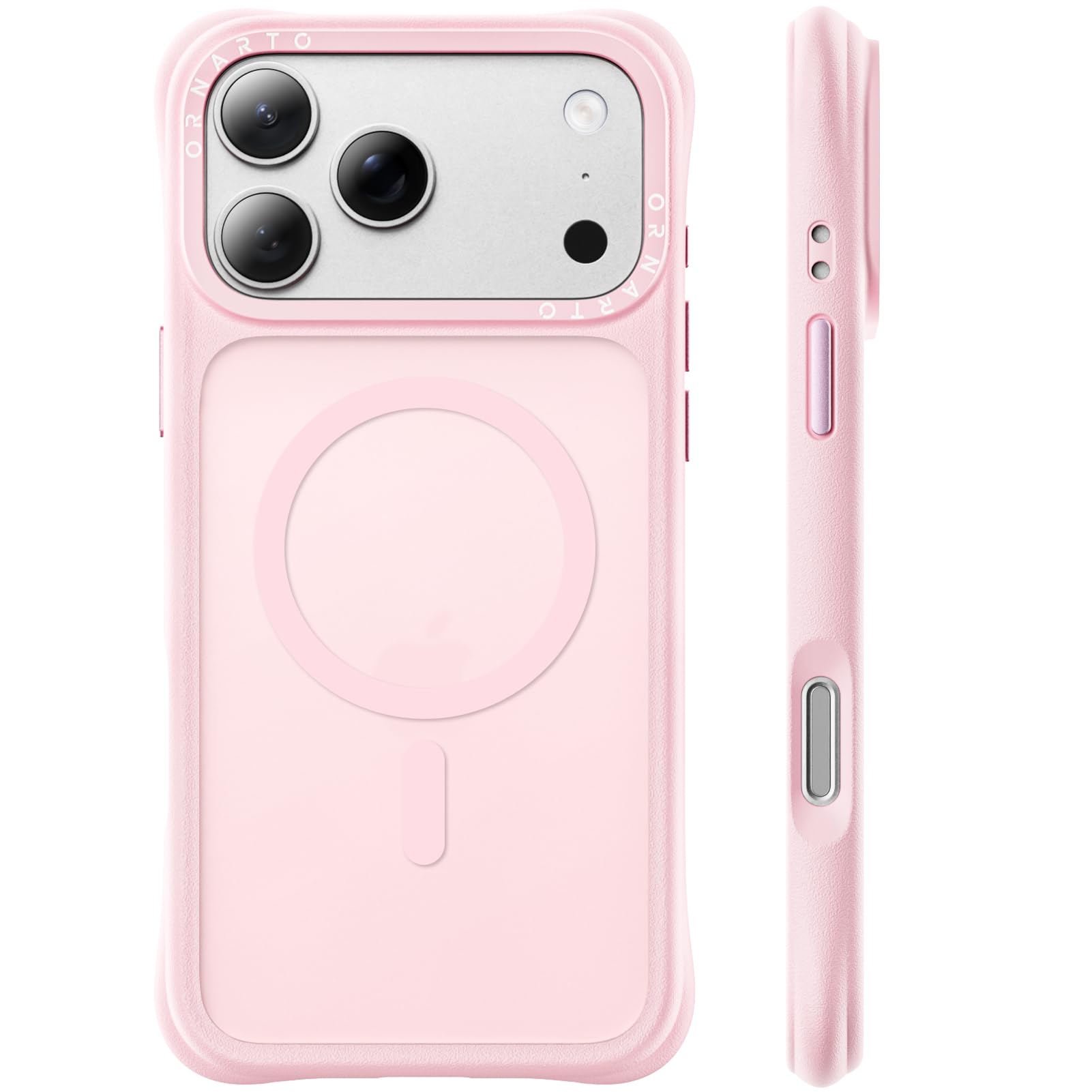 ORNARTO Magnetic for iPhone 17 Pro Max Case, 20FT Military-Grade Drop Protection, Compatible with MagSafe, Slim Shockproof Trans