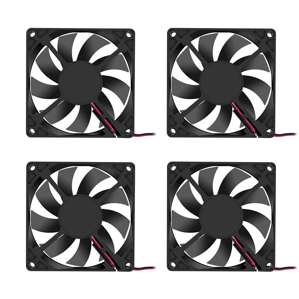 4Pcs Dc 24V 8015 Fan 3D Printer 80X80X15 Brushless Cooling Fan 80Mm For 3D Printer Pc Cpu Computer Case Fan Cooler