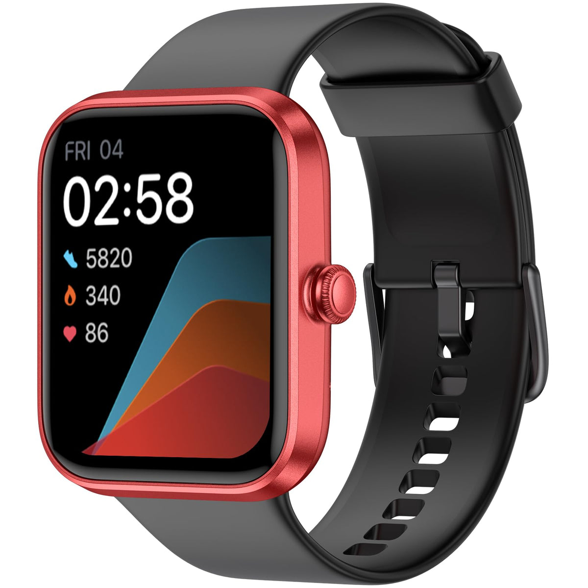 Pautios Smart Watch, Fitness Tracker With Heart Rate, Spo2 And Sleep Monitor, 44Mm Swimming Waterproof Watch, Fitness Watches Fo