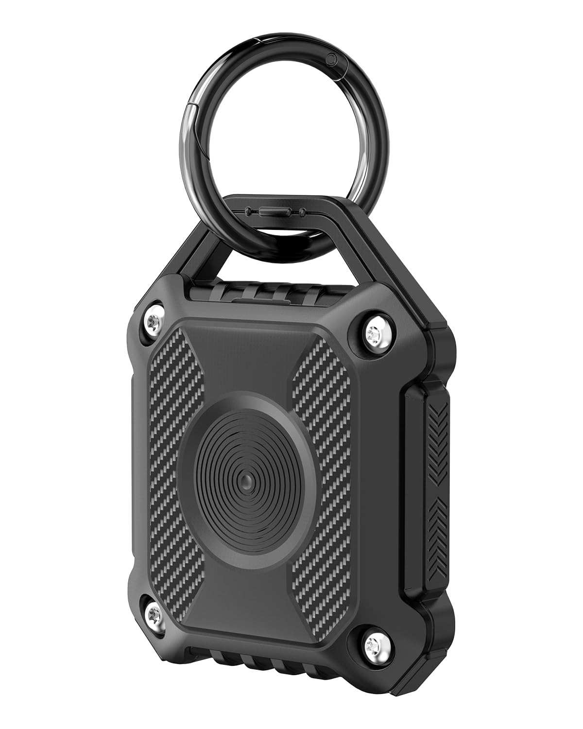 Sichy Waterproof Airtag Keychain Holder Case,Screw Full Cover Compatible With Apple Air Tag Tracker Key Ring Air Tags Protective