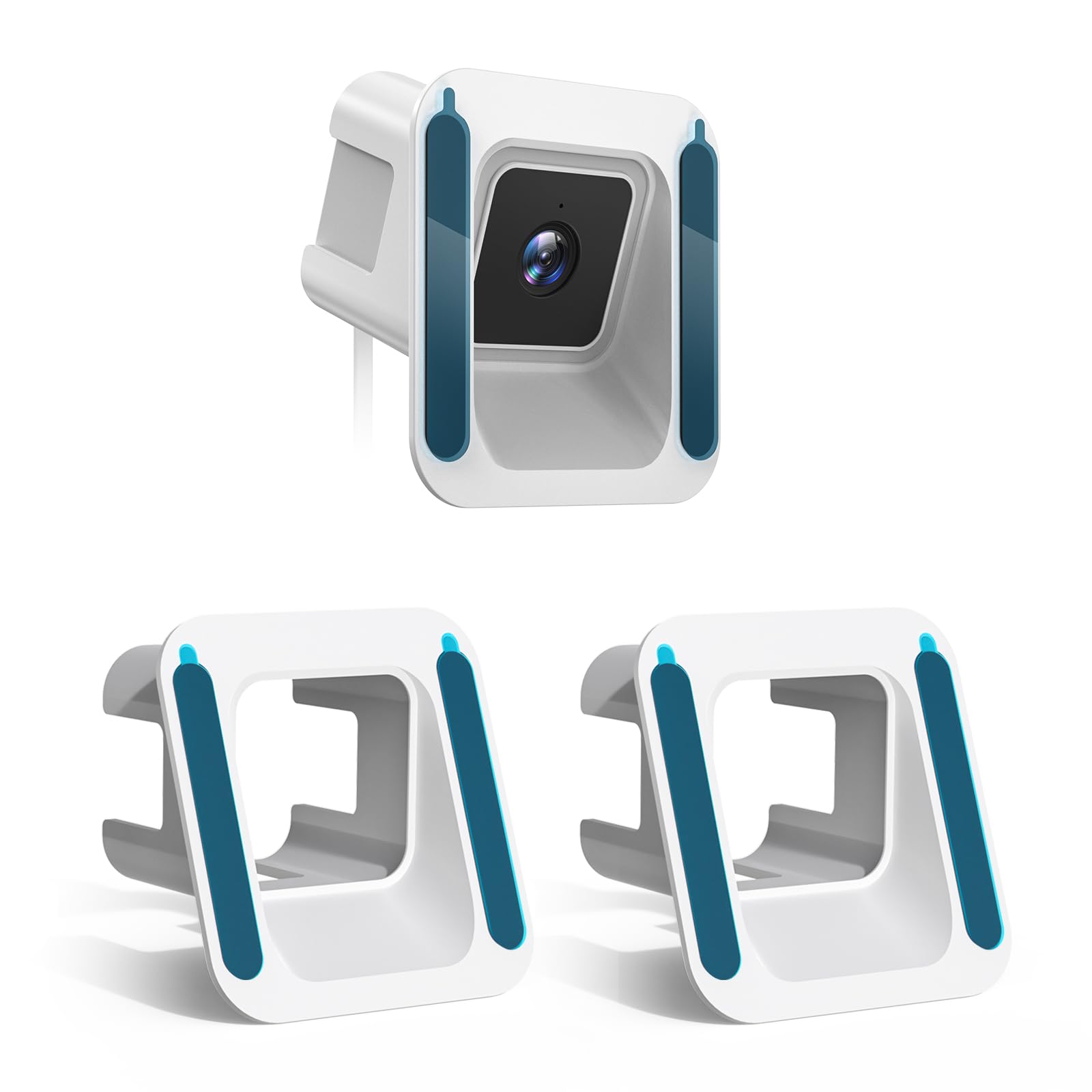 Msaff Window Mount For Wyze Cam V3/V3 Pro/V4, Angle Tilt (Up/Down/Left/Right), No Screws, No Reflections, Glass Windows/Doors Br