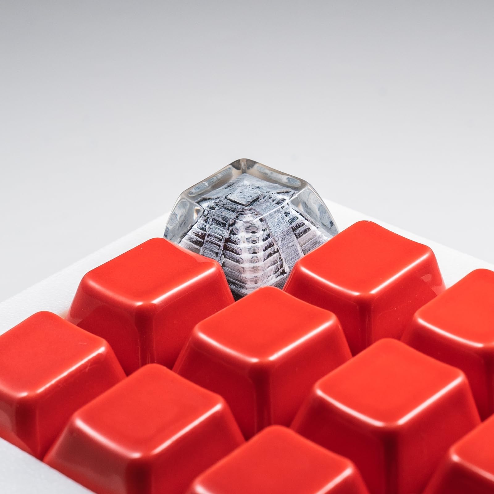 Artisan Keycaps Famous Landscape Series Resin Esc Keycap For Mechanical Keyboard (Snow Relics Oem Profile)