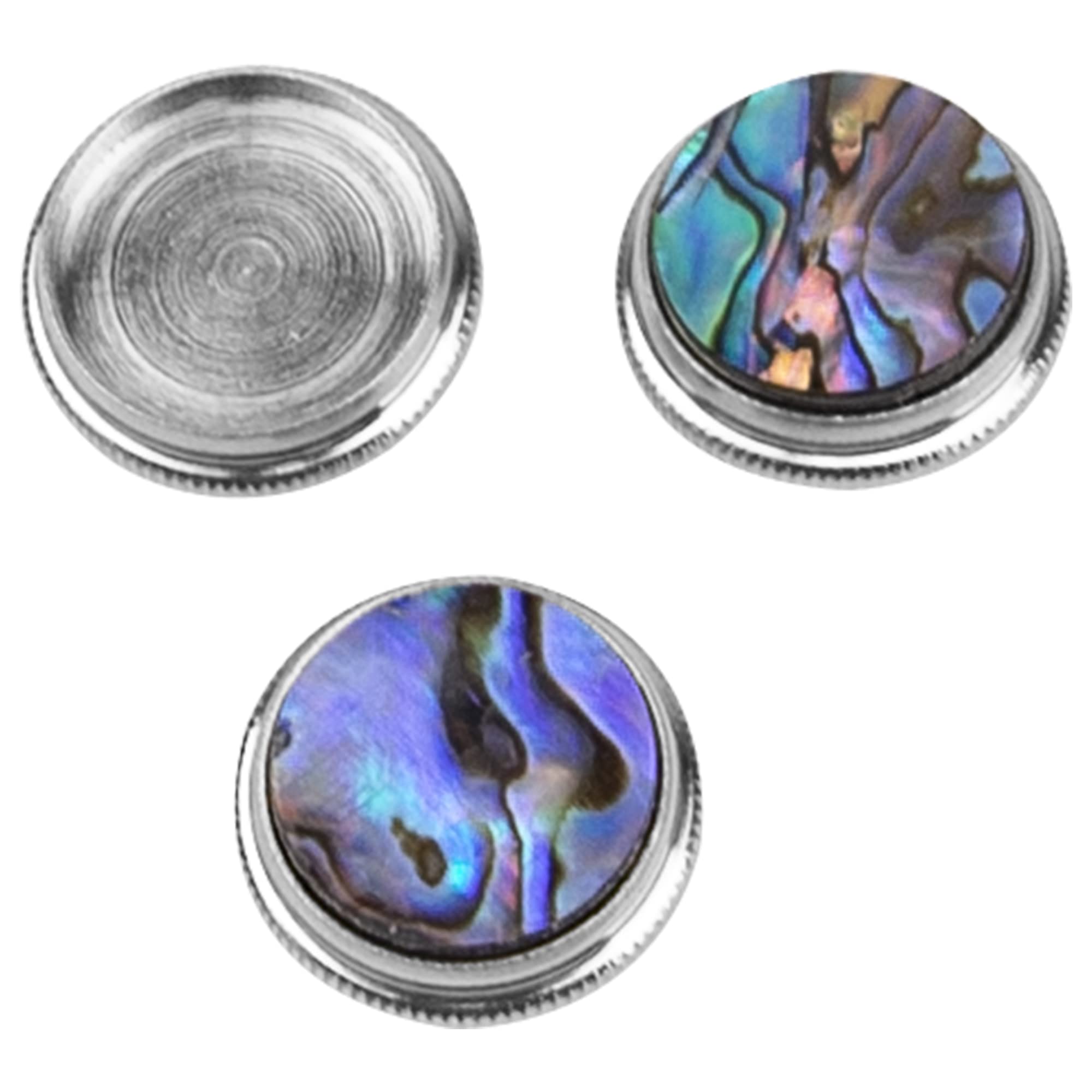 3Pack Yootones Trumpet Valve Finger Buttons Trumpet Key Buttons Caps Replacement Repairing Musical Instruments (Stripes)