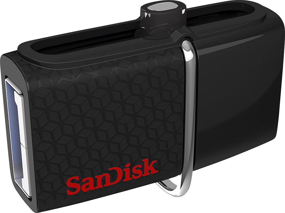 Sandisk Ultra Dual Usb Flash Drive, 32 Gb, Black (Sddd2 032G A46)
