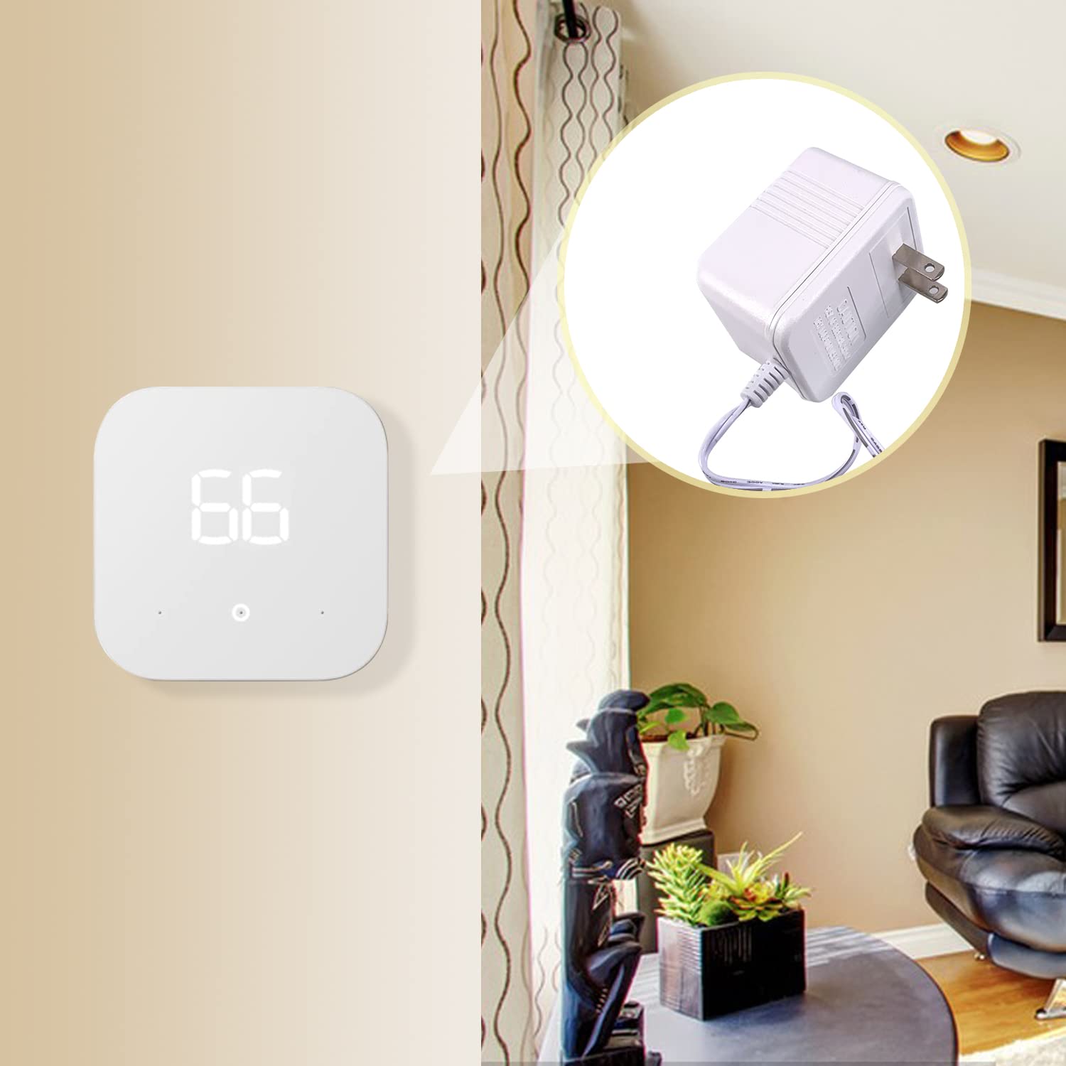 24V Doorbell Transformer Compatible With Nest Honeywell Ecobee Sensis All Models Of Ring Doorbells Thermostats Power Adapter (33