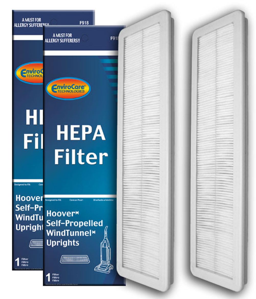 Envirocare Replacement Hepa Filtration Vacuum Cleaner Filters Made To Fit Hoover Self Propelled Windtunnel 2 Filters