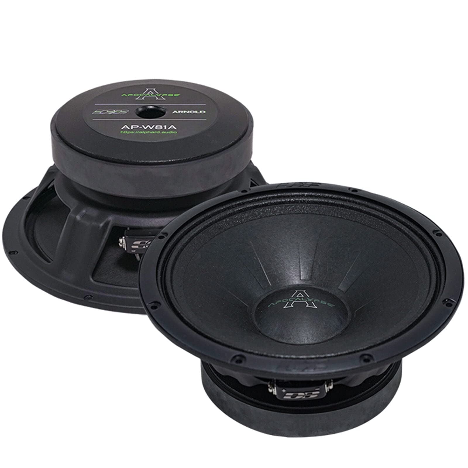 Deaf Bonce 8 Mid Bass Car Audio Speakers 1000W 4 Ohm Apocalypse Ap W81A Pair