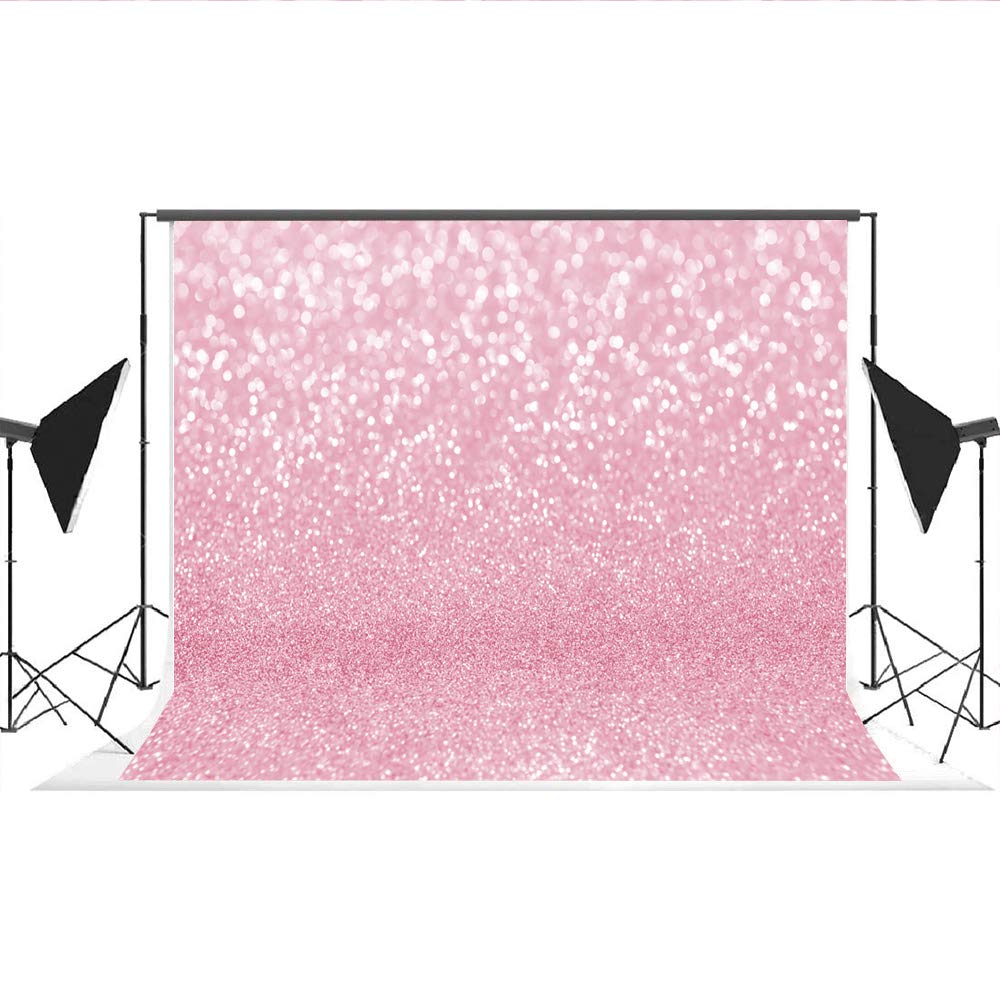 Lofaris Pink Bokeh Photography Backdrop Shinny Spots Sparkle Abstract Halos Background Newborn Baby Shower Birthday Party Decora